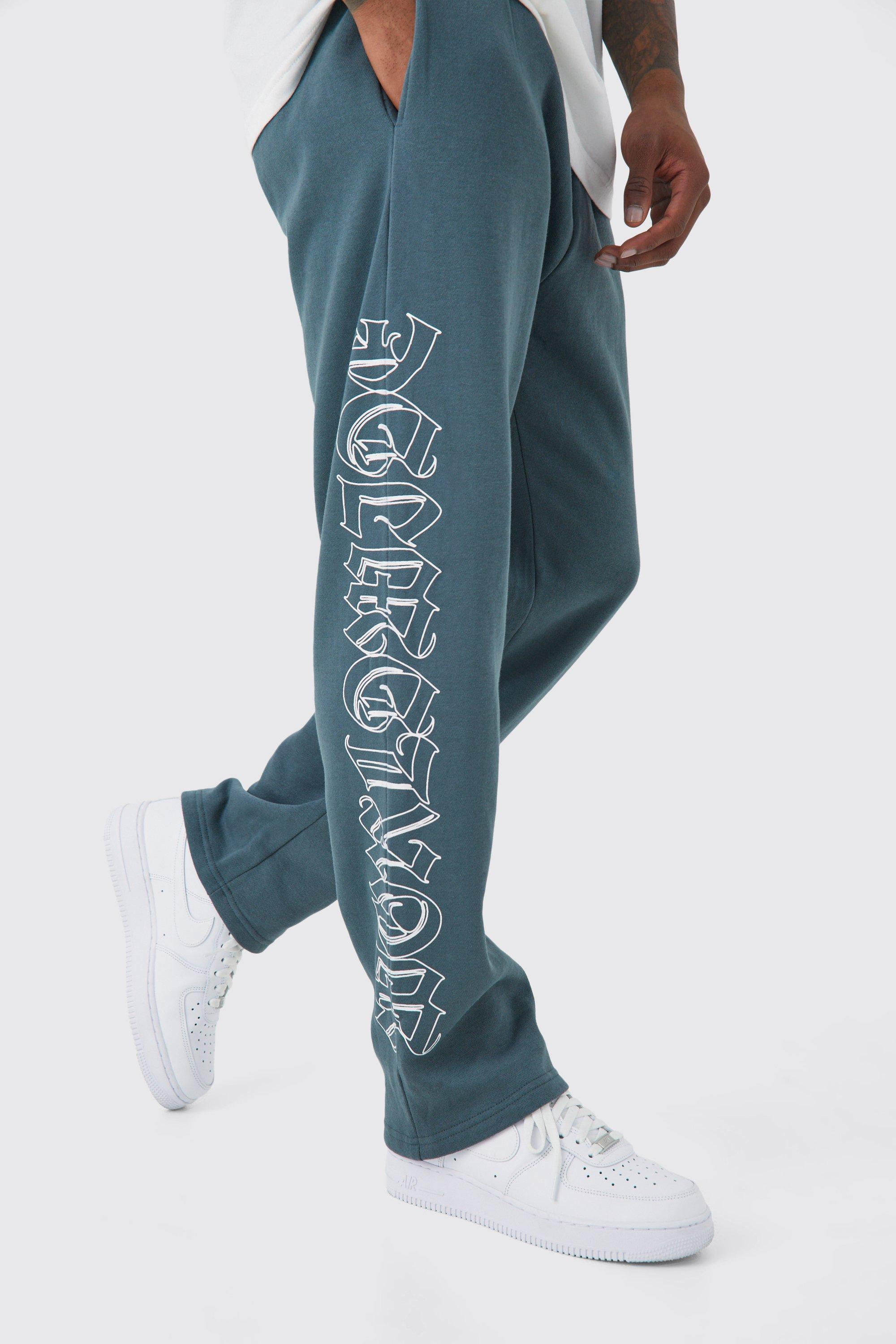 Straight Leg Worldwide Sweatpants boohooMAN USA